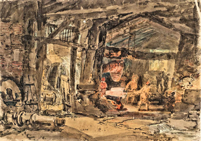 The Interior of a Cannon Foundry